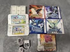 NEW ニンテンドー　3DS LL　ホワイト　ポケモン過去作セット