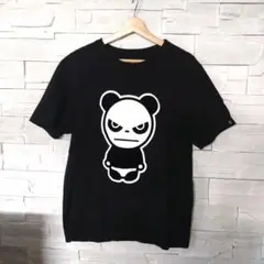 HIPANDA ブラック Tシャツ Lサイズ