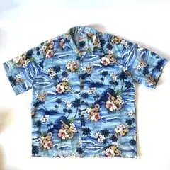Hilo Hattier ハワイアン アロハシャツ ハイビスカス ウクレレ