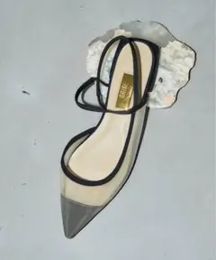 GRISEポインテッド　ストラップスリングバック　未使用