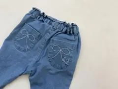 アプレレクール / リボンデニムパンツ / 80cm