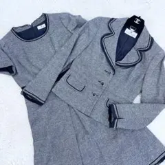 ☆美品☆ クレージュ セットアップ ジャケット ワンピース シルク混 M