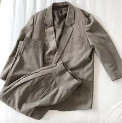 1980's イッセイミヤケ ウール セットアップ ジャケット パンツ