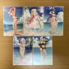 【新品未使用】アズールレーン　サマーフェア2023　ポストカード全種セット