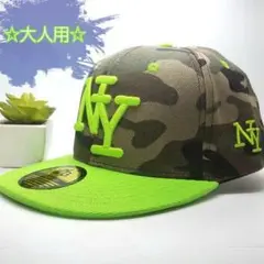 m41 新品☆大人用 ネオン 迷彩 カモフラージュ ベースボールキャップ T21