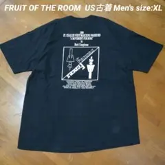 フルーツオブザルーム US古着 Tシャツ アメカジ Men's XL 黒