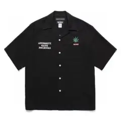 WACKO MARIA '舐逹麻'刺繡款単ポケット半袖シャツ ワコマリア