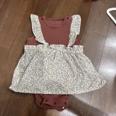 BEAMS::mini フリル付きワンピース 70cm