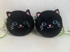 KALDI 黒猫 ポシェット