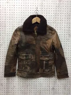 90's 古着 hysteric glamour パッチワークレザージャケット