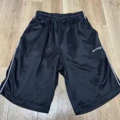 kaepa ケイパ　ハーフパンツ 黒 サイドストライプ　キッズMサイズ