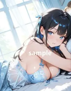 AIイラスト 美女 A4ポスター H23