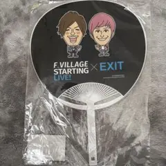 「ＥＸＩＴのアヤシイＴＶ」プレミアム席　Tシャツ　うちわ　ステッカー3点セット HORIZONTALLY-STRIPED SHIRT - MIIHI【M】/ NiziU『Live with U