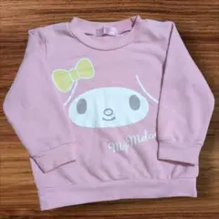 サンリオ マイメロディ トレーナー / スエット （ベビーピンク 90cm）