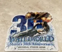 usjユニバ　ウォーターワールド30周年シール　USJユニバーサル
