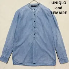 UNIQLO and LEMAIRE シャンブレースタンドカラー バンドカラー