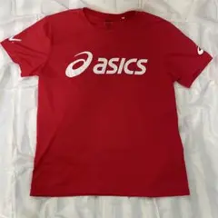 日本大学　バレーボールTシャツasics 赤 Lサイズ