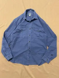 最終値 【訳アリ価格】 J.Crew ワークシャツ 長袖シャツ ネイビー