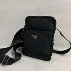 【美品】プラダ アマゾン型 ショルダーバッグ テスートナイロン ブラック