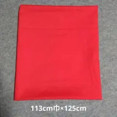 生地 はぎれ(377) 無地 赤