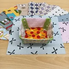 ★B138★ カットクロス/プリント生地/国産/25cm×25cm/10点