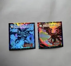 【遊戯王】シール　ゴッドハンドクラッシャー&超伝導波サンダーフォース