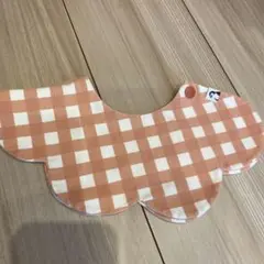 限定セール！現品限り！コニkonny スタイ　ピンク　チェック　かわいい　ベビー