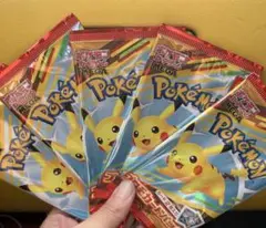 マクドナルド　ハッピーセット　ポケモンカードプロモパック 5パックセット
