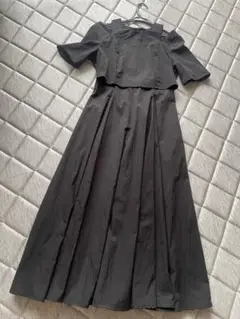 FRIFUL ブラック ロングワンピース 半袖