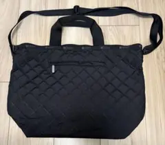 LeSportsac レスポートサック　ショルダー付きトートバッグ　キルティング