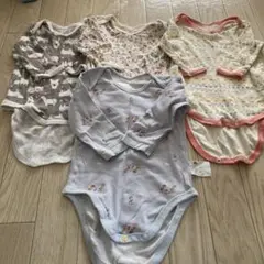 ロンパース肌着80サイズ4枚組