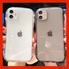 iPhone7/8plusケース クリア 透明 iface風 韓国で大人気