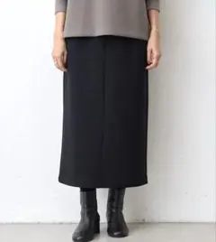 24AW 未使用級 Lサイズ ビアズリー ダンボールタイトスカート ジャージー