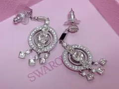 Swarovski エレガントドロップピアス