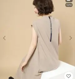 サウザンドマイル　フレンチスリーブ　ワンピース