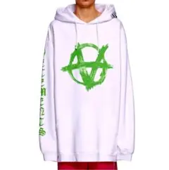VETEMENTS ヴェトモン アナーキー パーカー White u0026 Green