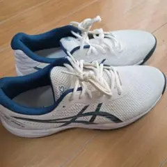 ASICS GEL-GAME 9 テニスシューズ ホワイト/ネイビー