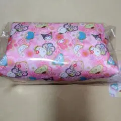 サンリオキャラクターズふうせんポーチからふる和柄　ピンクセール中