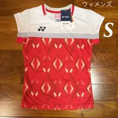 No.1018 ヨネックス シャツ レッド S バドミントン テニス ウェア