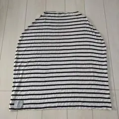 Copper Pearl コッパーパール 授乳ケープ ストライプ 黒 白