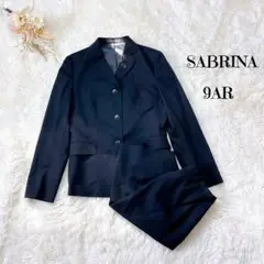 サブリナ スーツ2点セット ジャケット スカート【9AR】黒 ビジネススーツ
