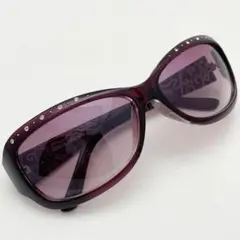 サングラス ボルドー ラインストーン