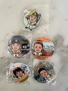 ホークス 谷川原選手アクリルスタンド&缶バッジ5個セット