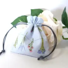 《ミニサイズ》スワッグの小さな巾着ポーチ　＃n1015