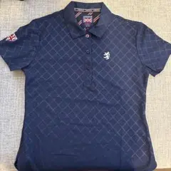 アドミラルゴルフ　ポロシャツ　ネイビー　Sサイズ　レイブロック