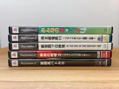 PS2 ソフトセット(みんなのGOLF4、桃太郎電鉄11など)動作未確認