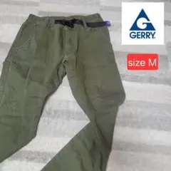 GERRY スキニーパンツ 裏起毛 Mサイズ オリーブグリーン 古着