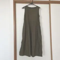 THE SMOCK SHOP ノースリーブギャザーワンピース Bshopスモック