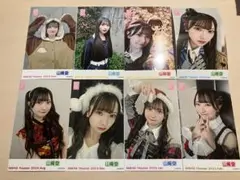 山崎空 7月 AKB48劇場 ピンポン チェキ風生写真 おまけ7種
