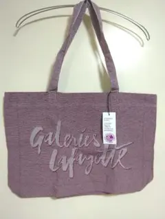 【新品タグ付き】Galeries Lafayette エコバッグ エンジ色